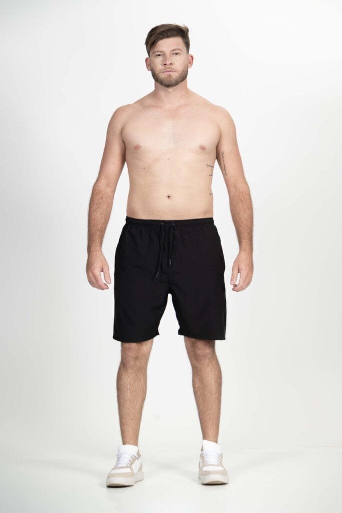 Bermuda Dry-FIT Tech Comfort Masculino Preto Brand Liso, bermuda dry fit preta masculina – foto 3