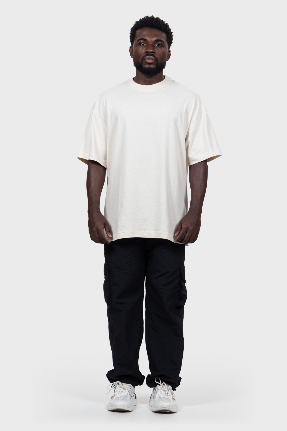 Camiseta Oversized Everyday Básica | Off White Brand Liso