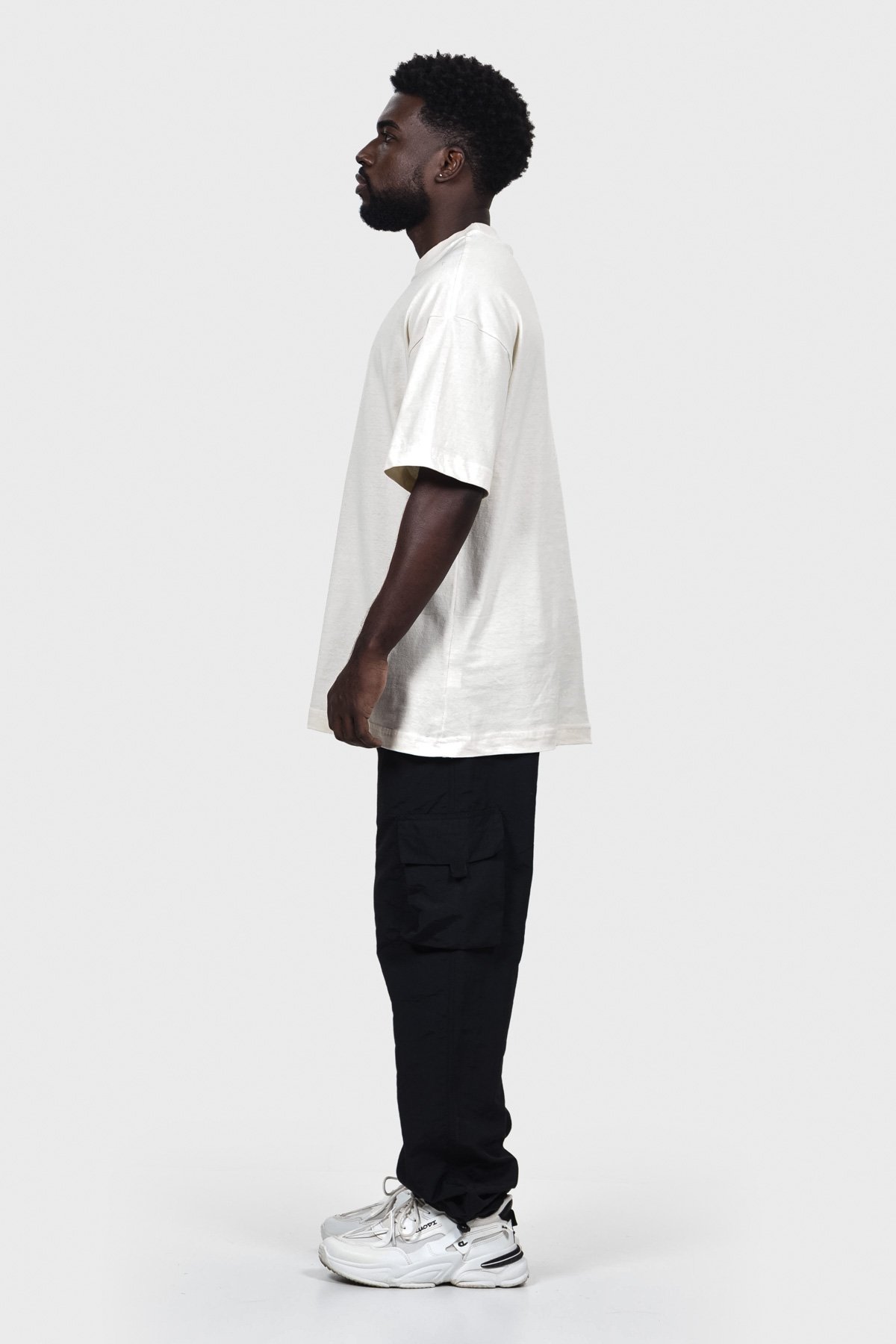 Camiseta Oversized Everyday Básica | Off White Brand Liso