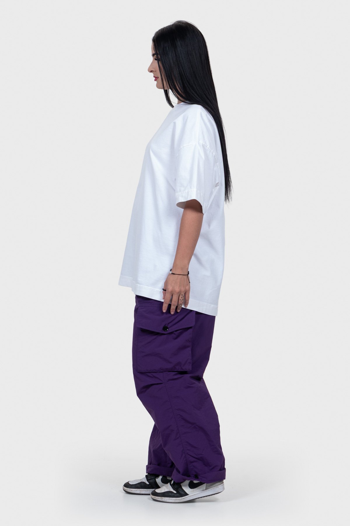 Camiseta Oversized Everyday Básica | Branca Brand Liso