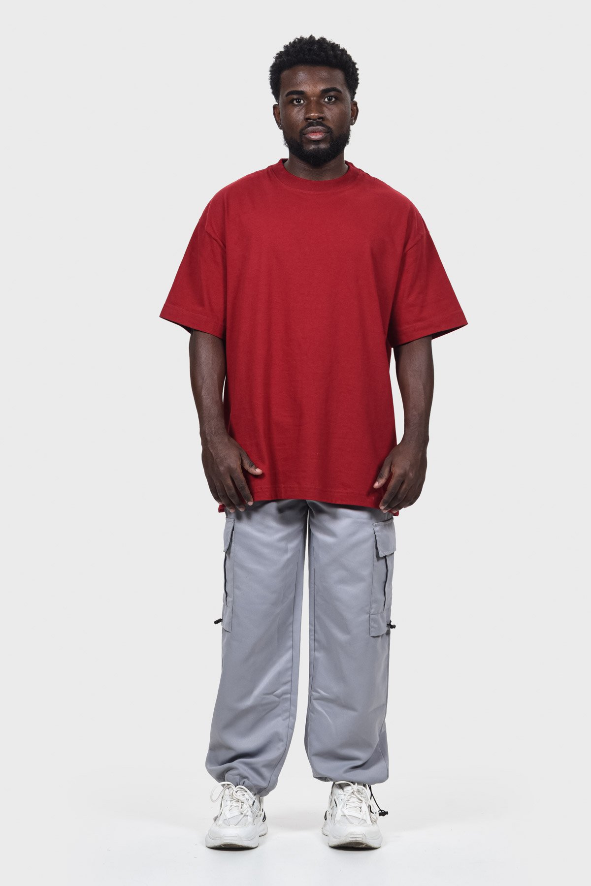 Camiseta Oversized Everyday Básica | Vermelha Brand Liso