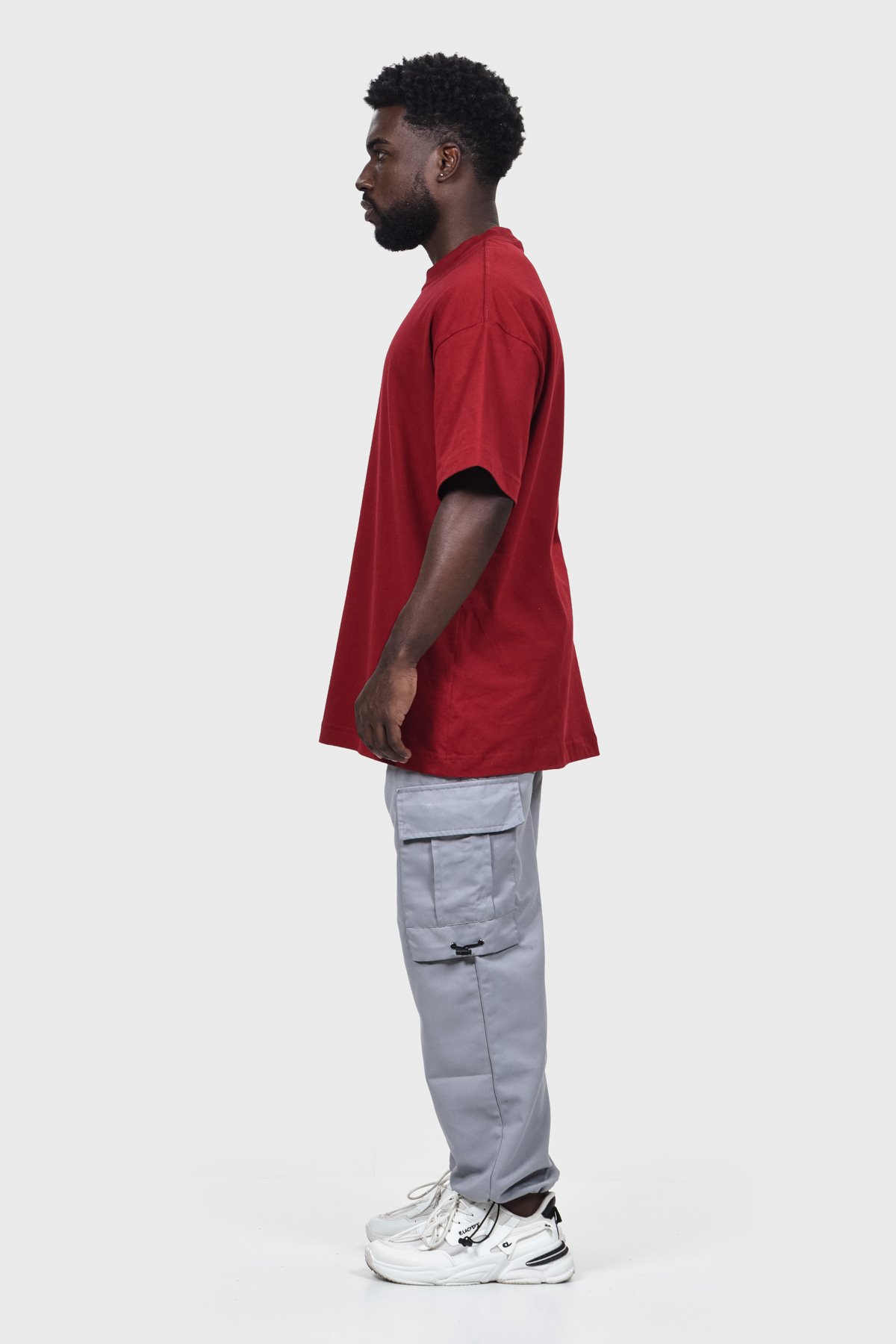 Camiseta Oversized Everyday Básica | Vermelha Brand Liso
