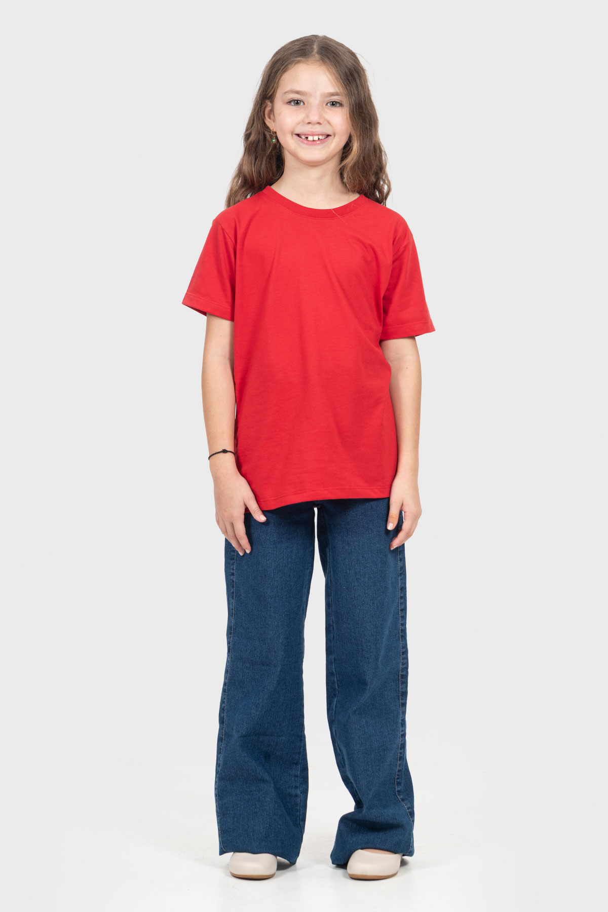 Camiseta Infantil Básica | Vermelha Brand Liso - Imagem 6