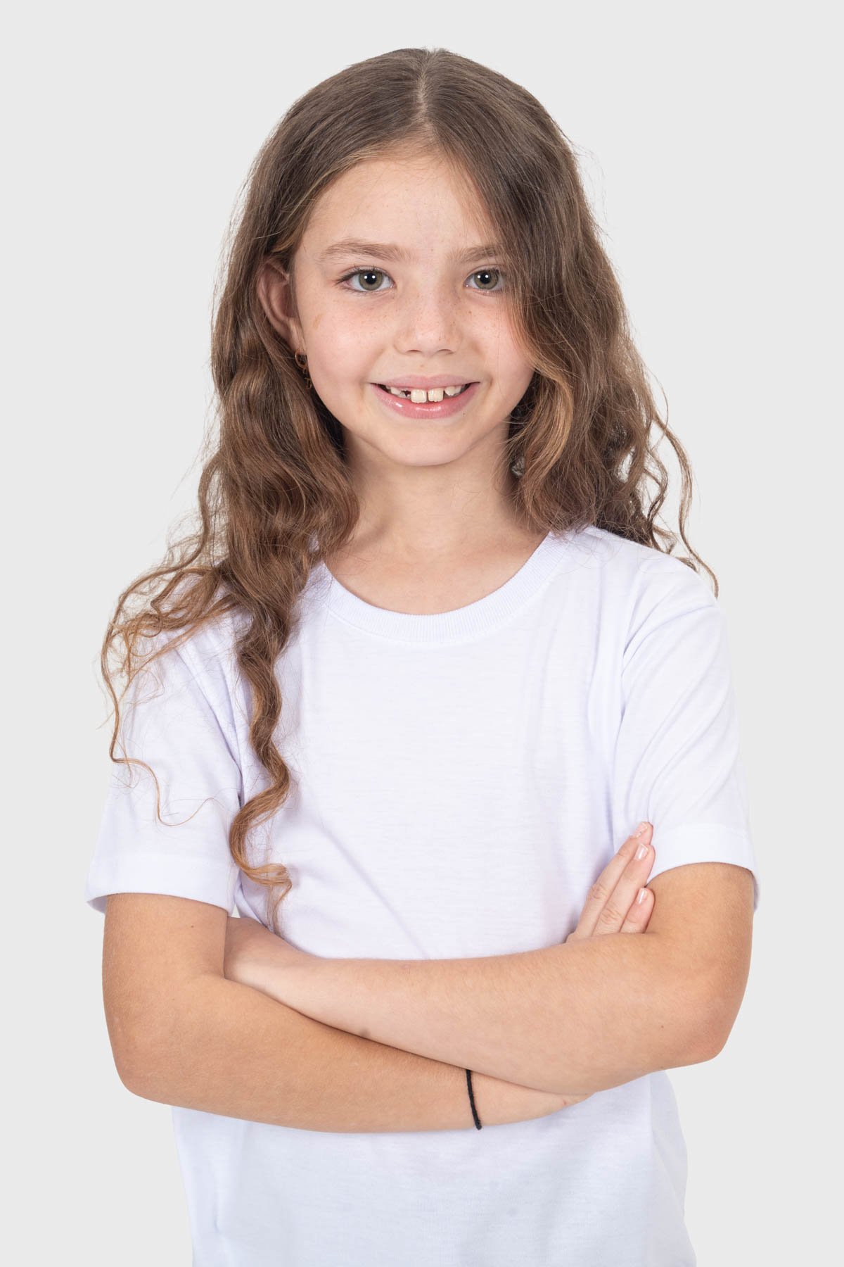Camiseta Infantil Básica | Branca Brand Liso - Imagem 5