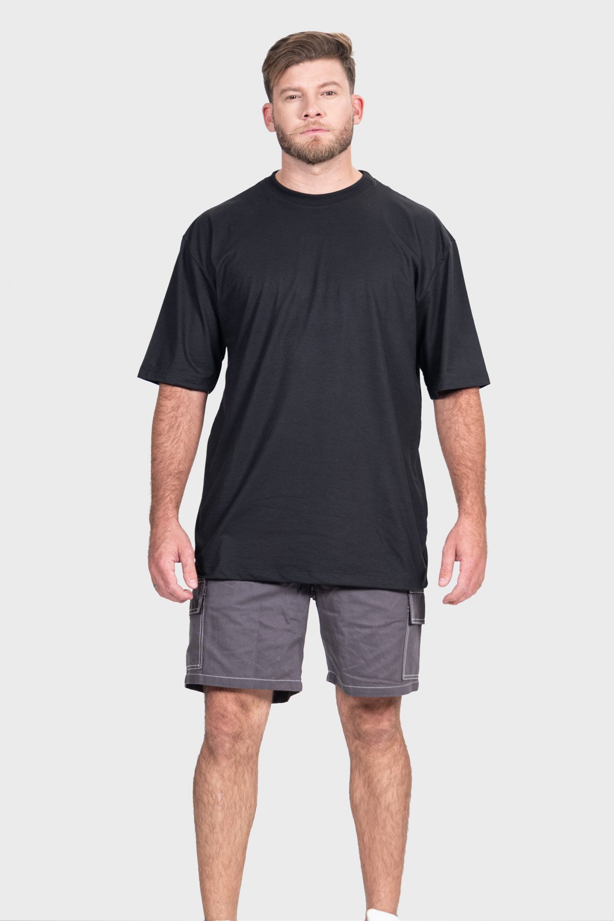 Camiseta Streetwear Urban Básica | Preta Brand Liso - Imagem 9