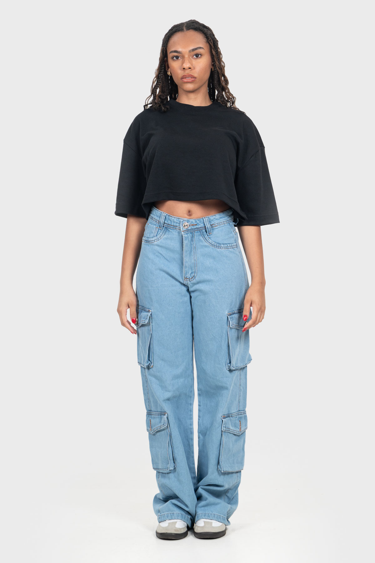 Cropped Over Everyday Básico | Preto Brand Liso - Imagem 6