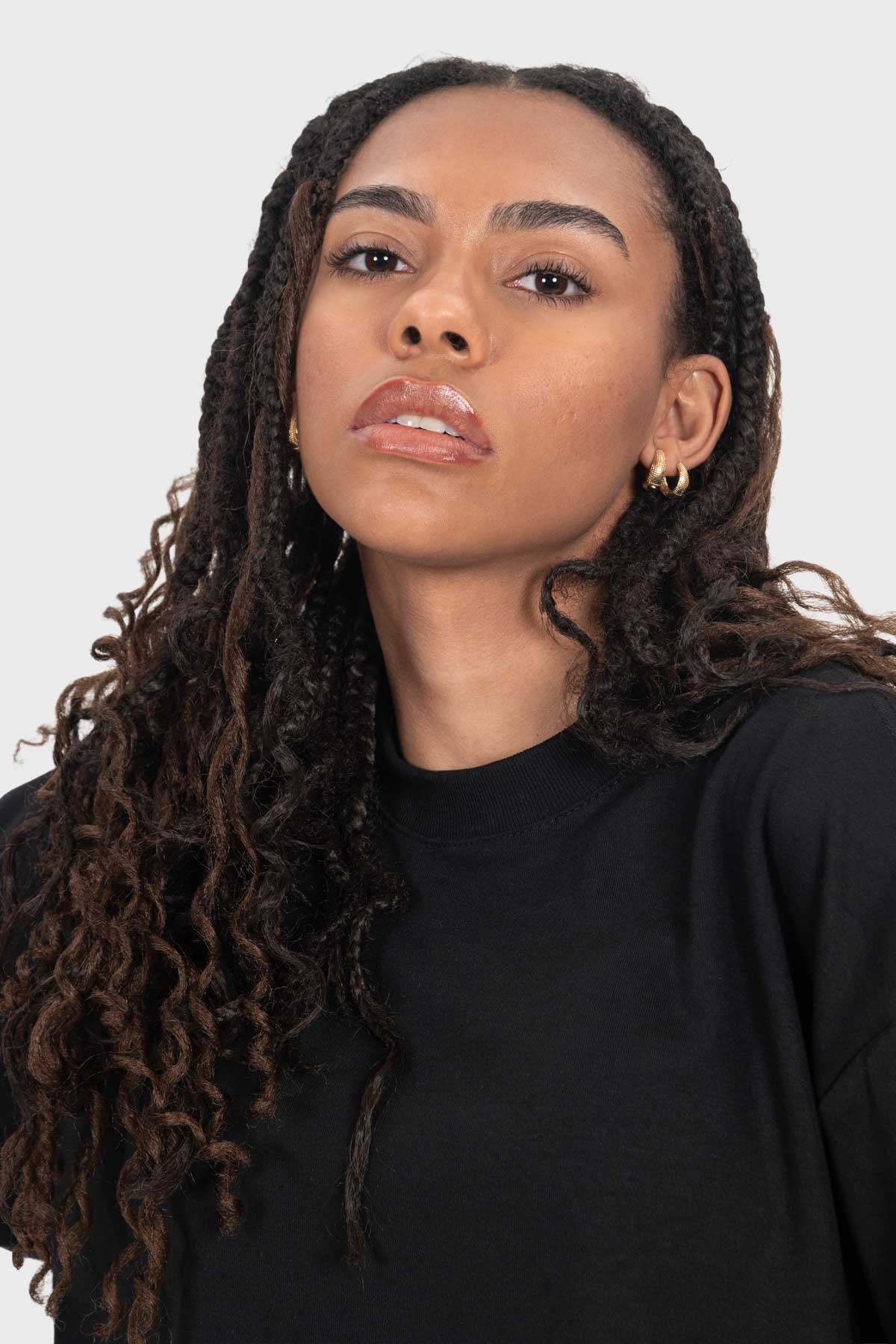 Cropped Over Everyday Básico | Preto Brand Liso - Imagem 10