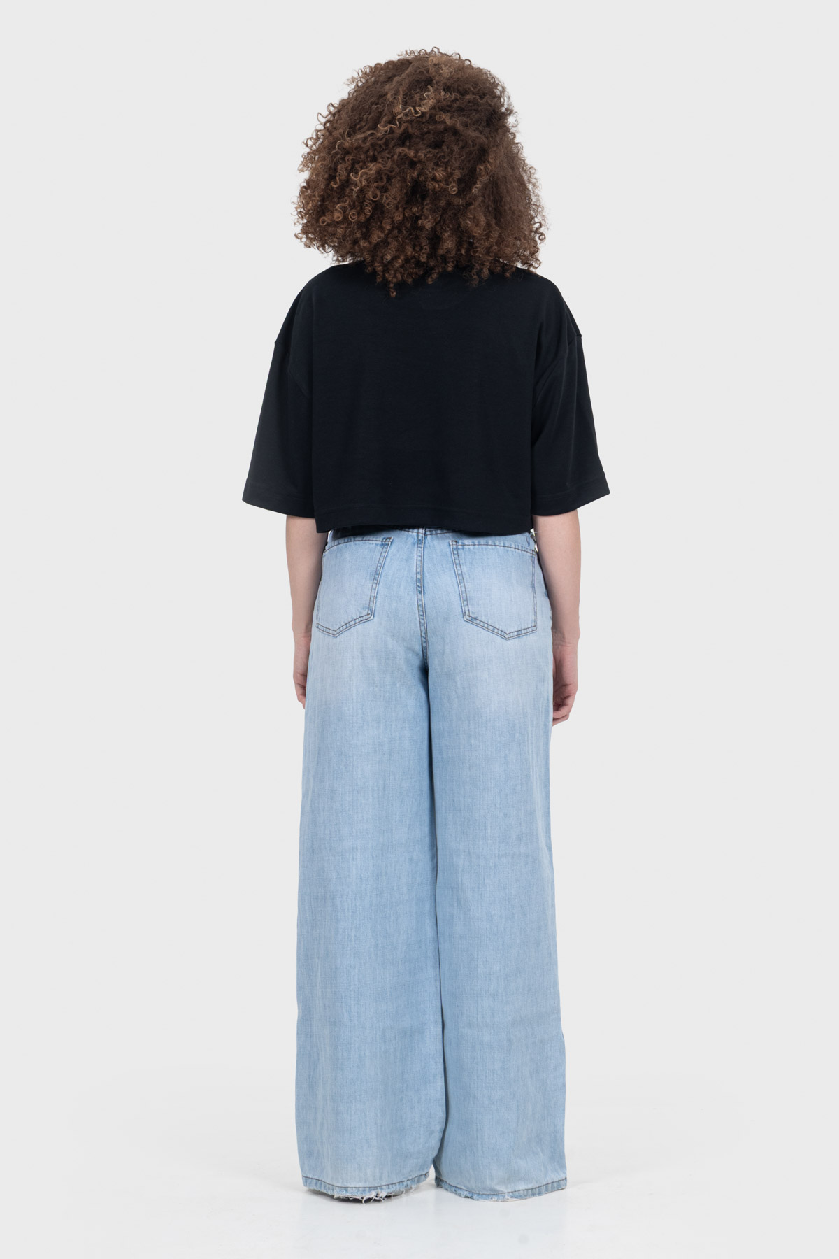 Cropped Over Everyday Básico | Preto Brand Liso - Imagem 3
