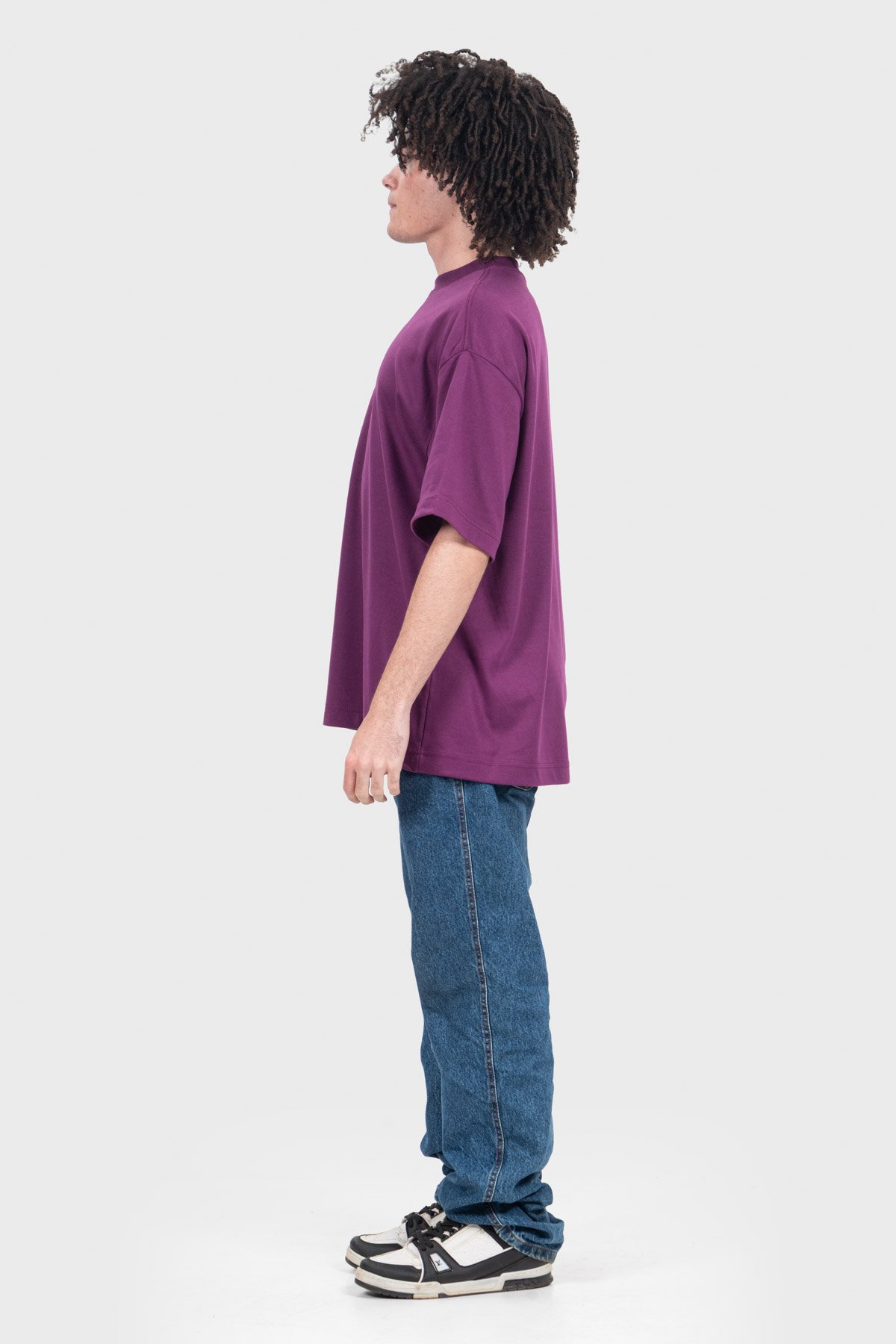 Camiseta Oversized Everyday Básica | Roxa Brand Liso